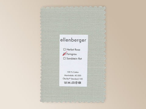 stoffmuster möbelbezugsstoff von ellenberger aus baumwolle in der farbe farngrau